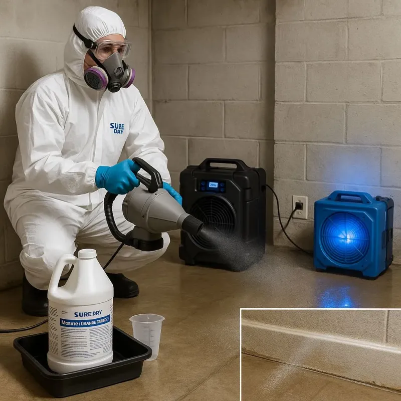 Sanitization and Odor Removal process in Arnold Line, MS