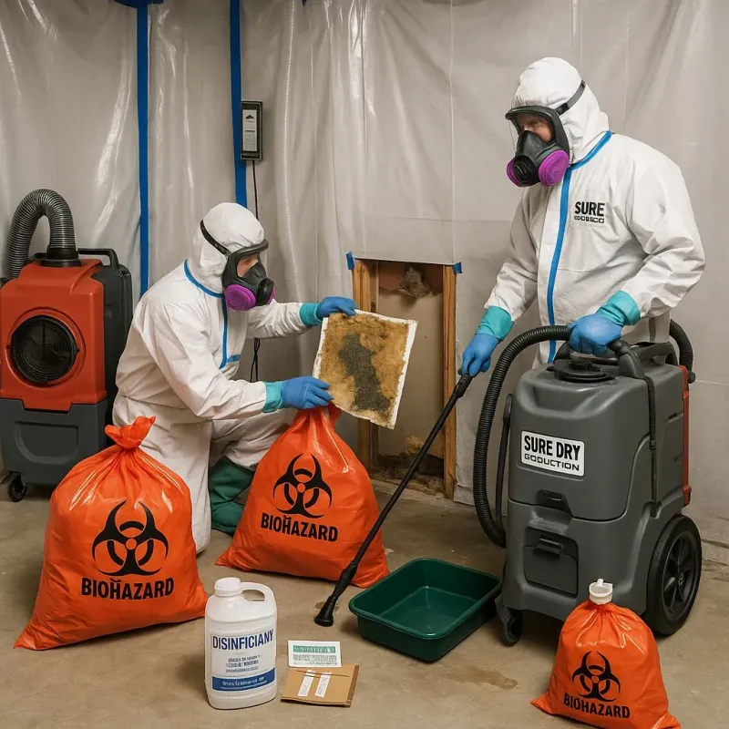 Contaminated Water Handling Protocols process in Arnold Line, MS